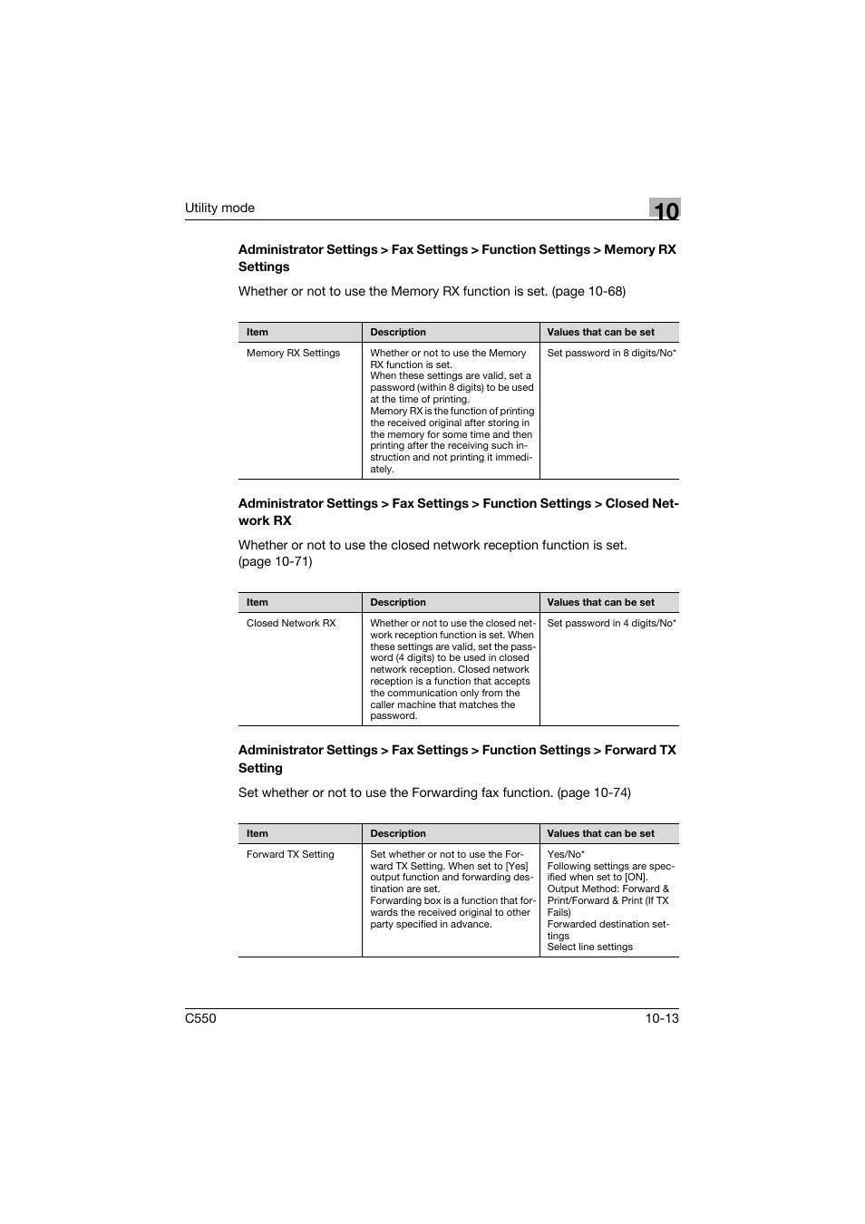 Konica Minolta bizhub C550 User Manual | Page 319 / 491