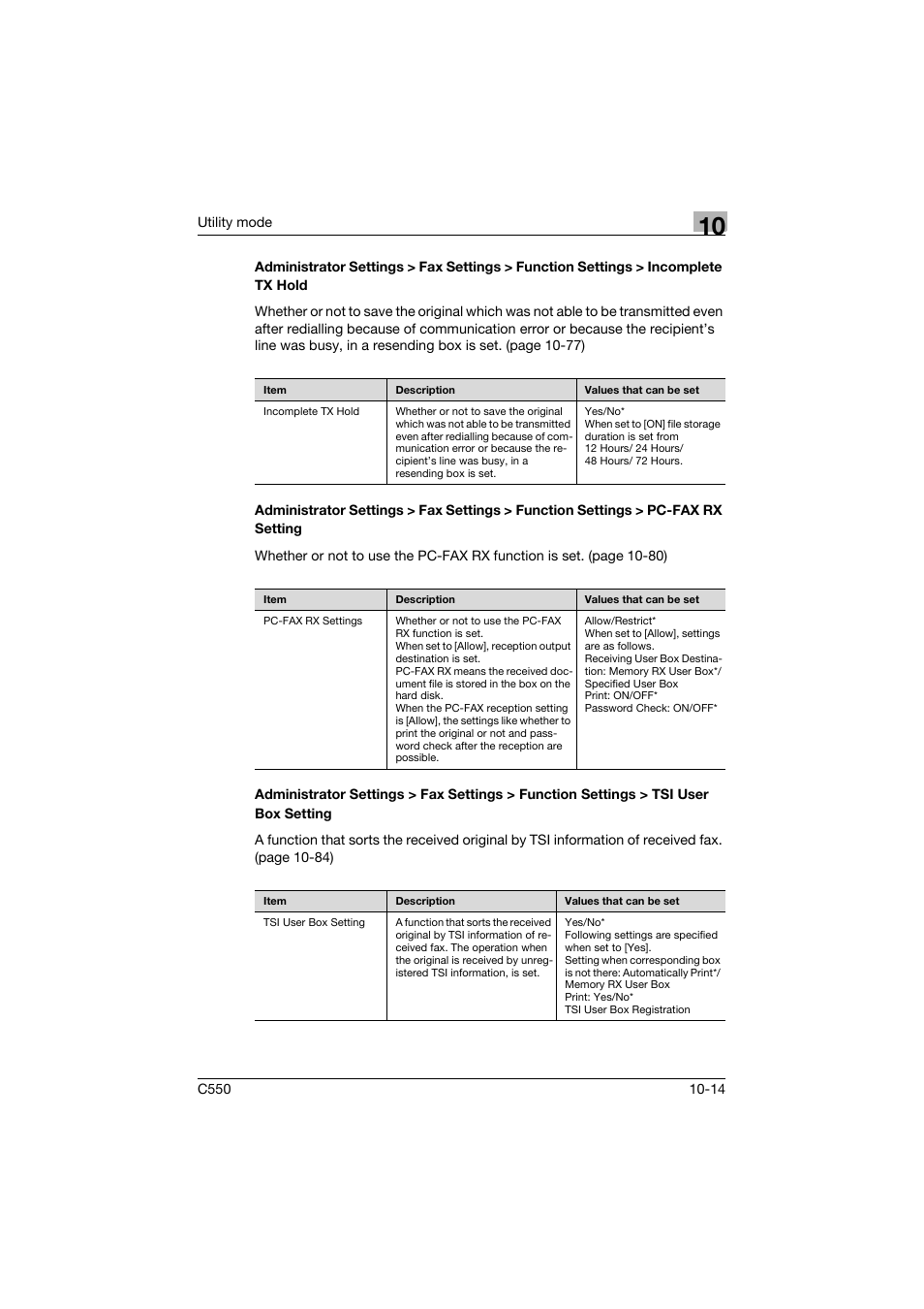 Konica Minolta bizhub C550 User Manual | Page 320 / 491