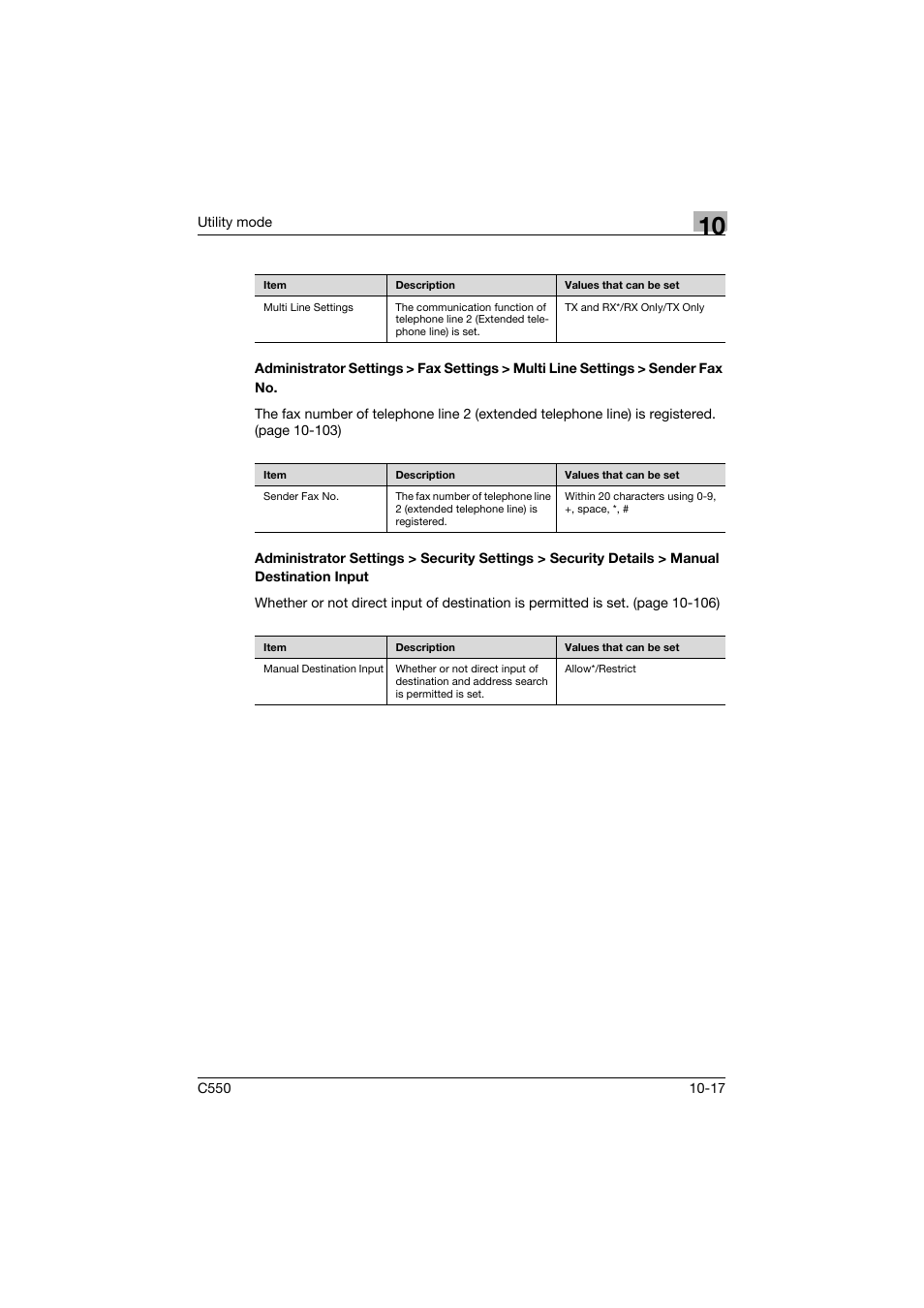 Konica Minolta bizhub C550 User Manual | Page 323 / 491