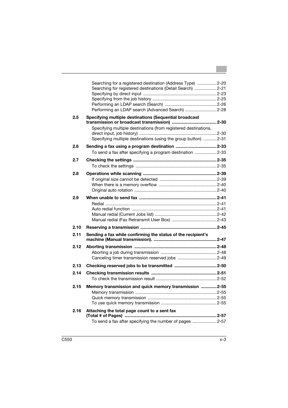 Konica Minolta bizhub C550 User Manual | Page 4 / 491