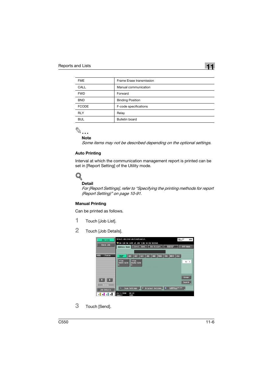 Auto printing, Manual printing, Auto printing -6 manual printing -6 | Konica Minolta bizhub C550 User Manual | Page 428 / 491