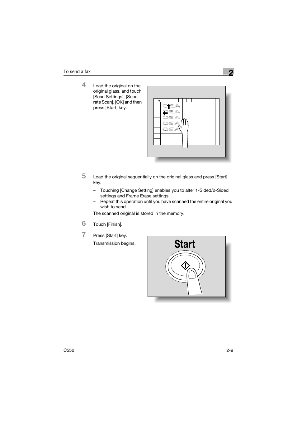 Konica Minolta bizhub C550 User Manual | Page 65 / 491