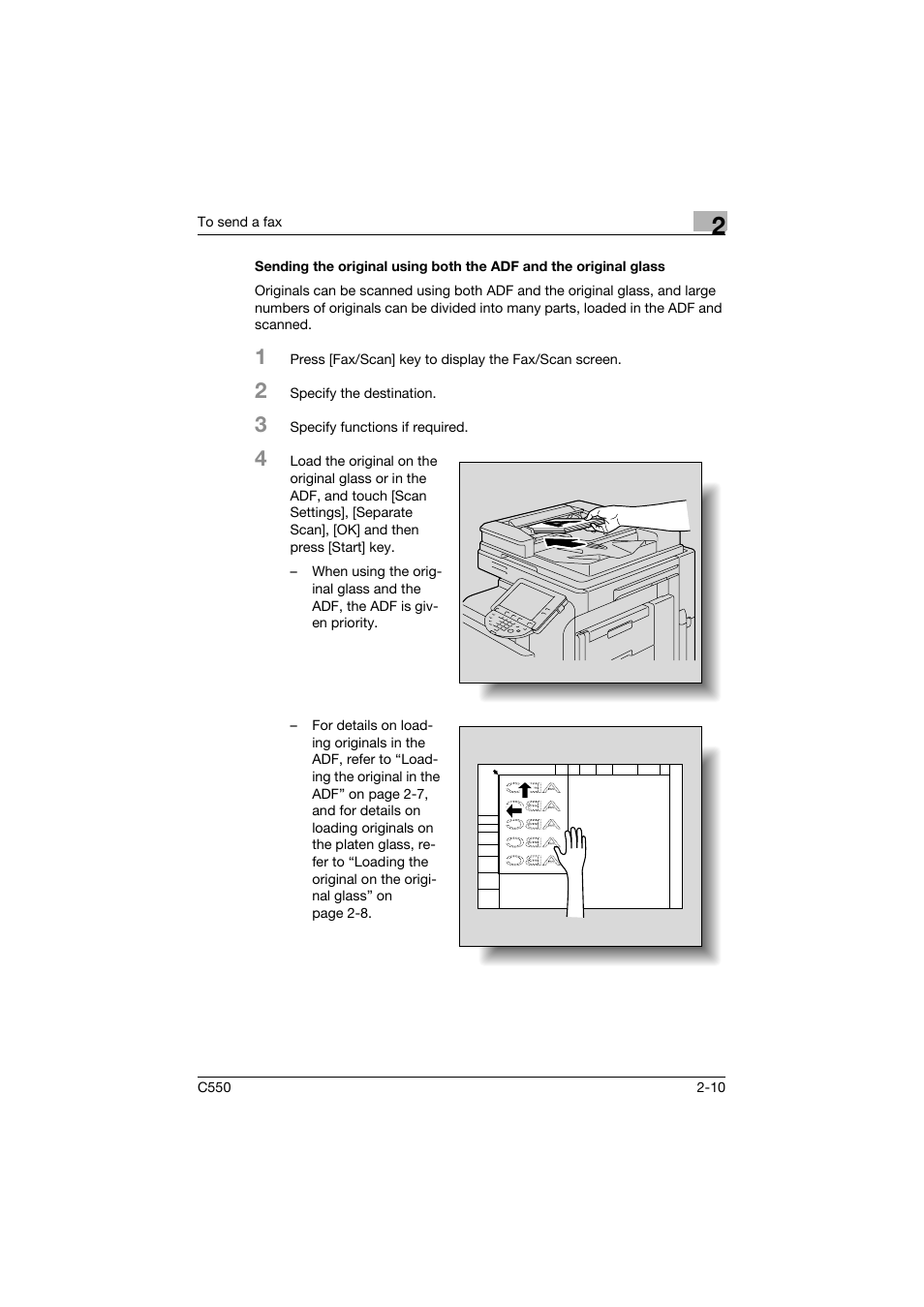 Konica Minolta bizhub C550 User Manual | Page 66 / 491