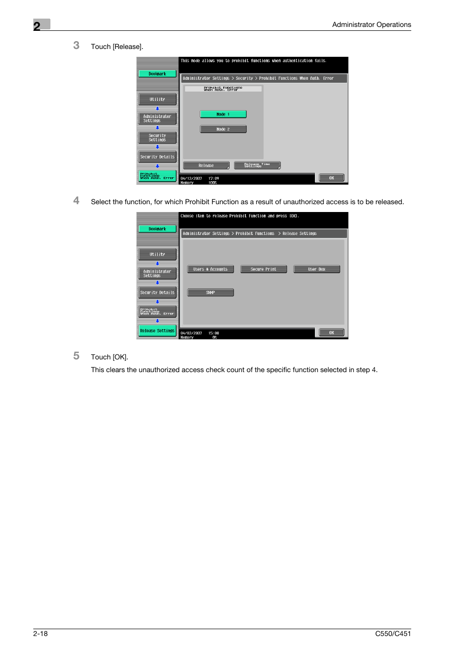 Konica Minolta bizhub C451 User Manual | Page 33 / 192