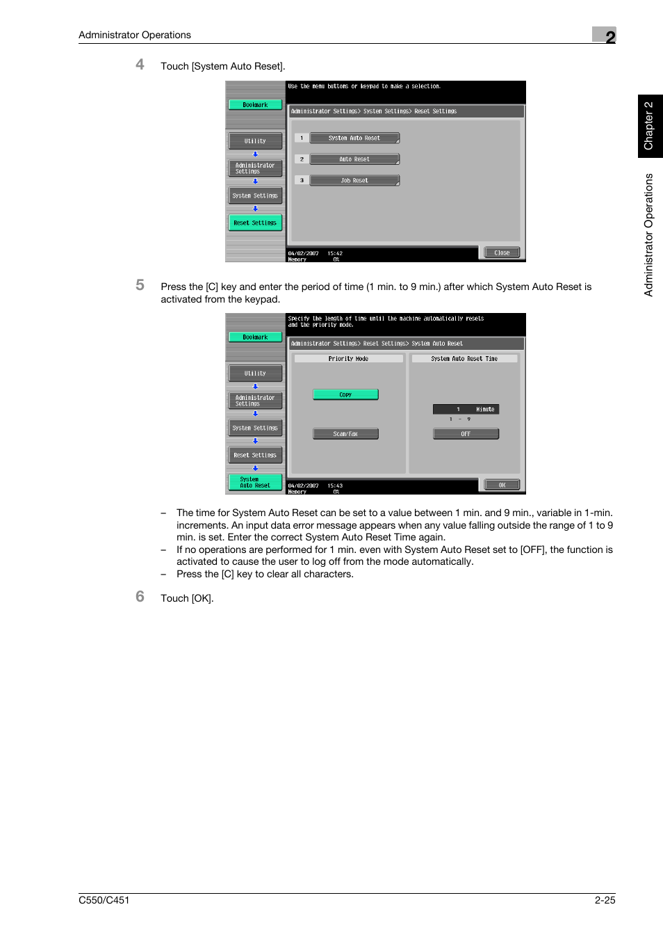 Konica Minolta bizhub C451 User Manual | Page 40 / 192