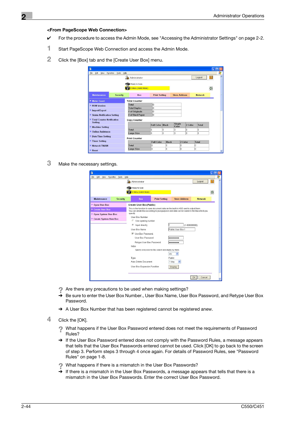 Konica Minolta bizhub C451 User Manual | Page 59 / 192