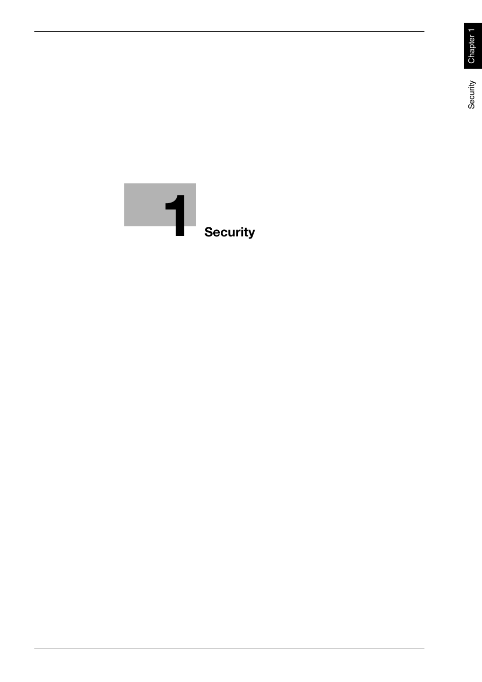 1 security | Konica Minolta bizhub C451 User Manual | Page 6 / 192