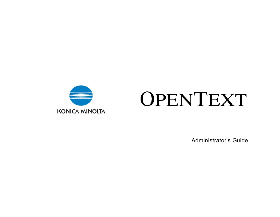 Konica Minolta OpenText RightFax User Manual | 20 pages