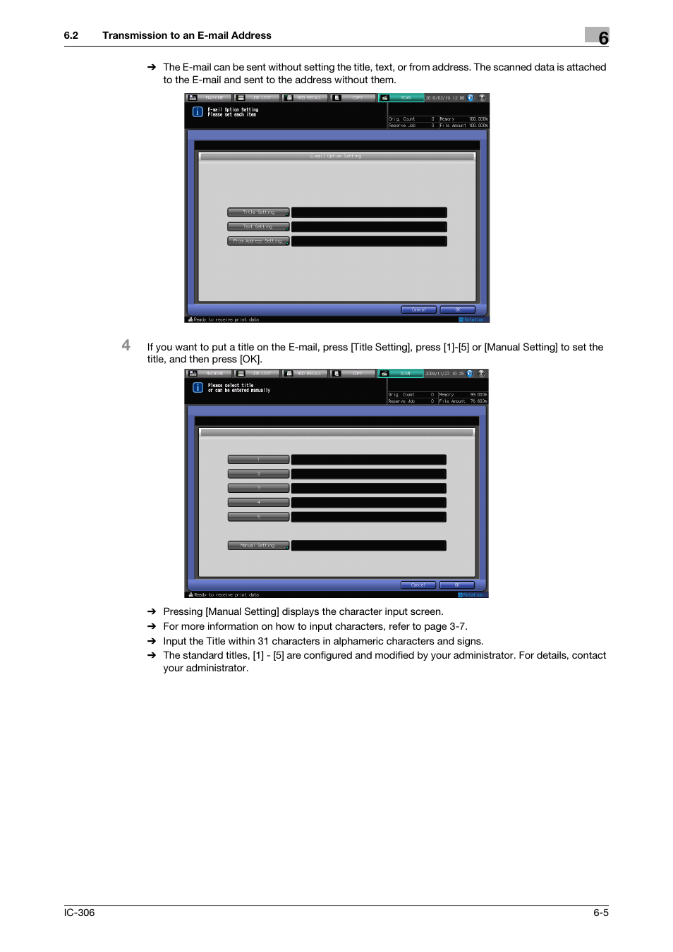 Konica Minolta bizhub PRESS C8000 User Manual | Page 61 / 101