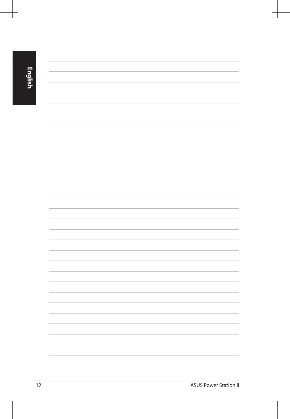 Asus Power Station II V2.0 E6823 User Manual | Page 12 / 12
