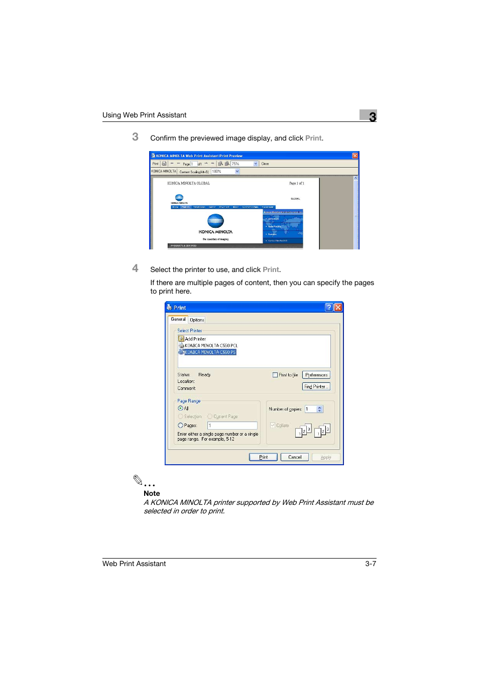 Konica Minolta Web Print Assistant User Manual | Page 14 / 20