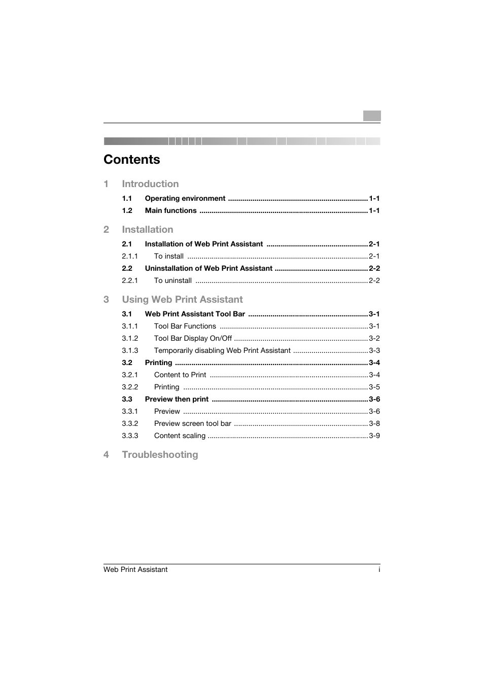 Konica Minolta Web Print Assistant User Manual | Page 2 / 20