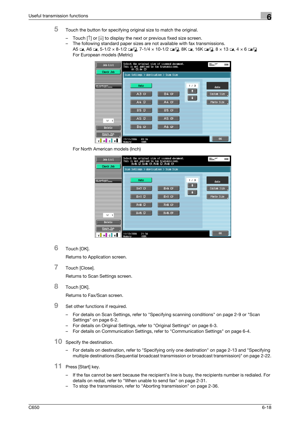 Konica Minolta FK-502 User Manual | Page 136 / 361