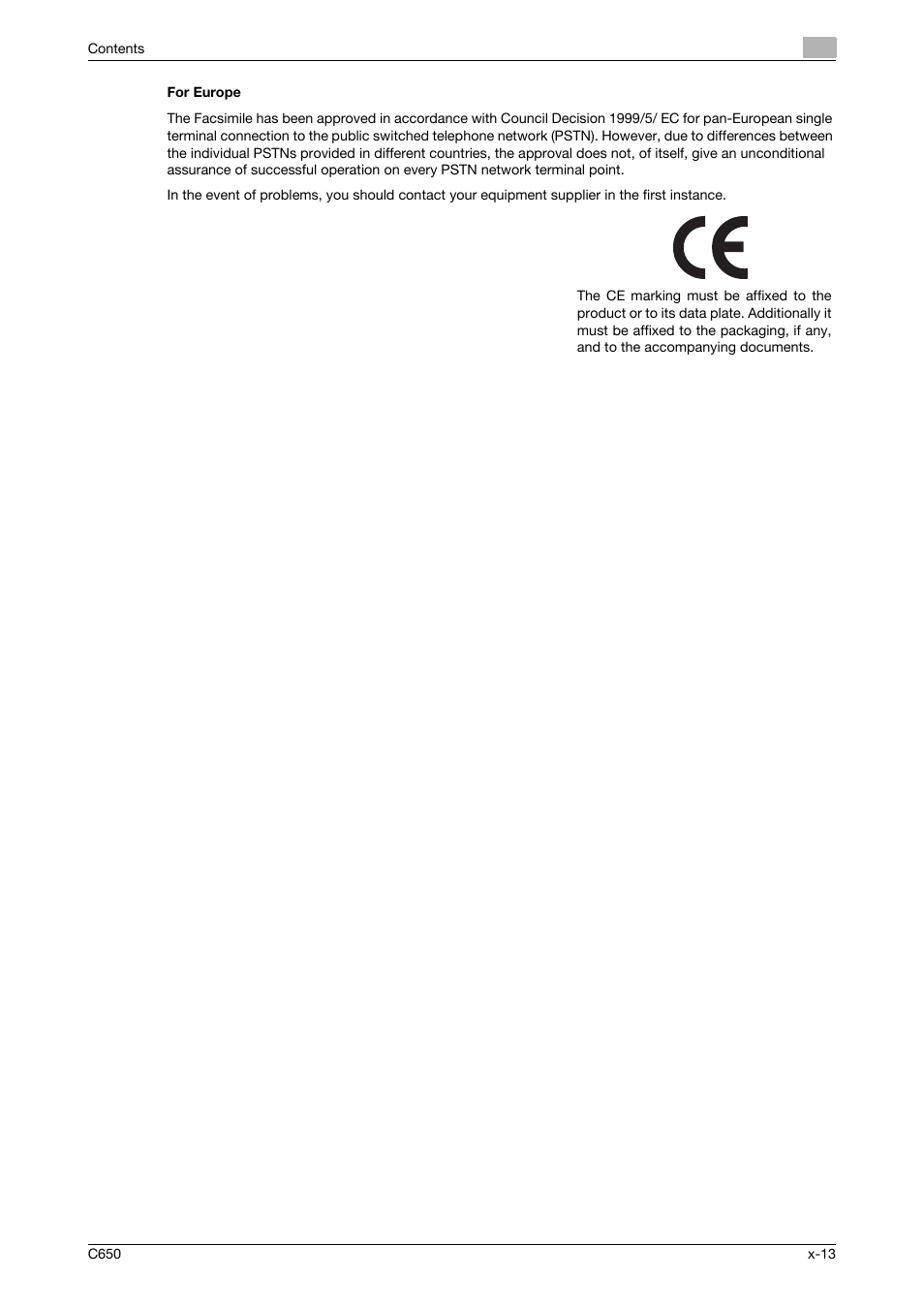 For europe | Konica Minolta FK-502 User Manual | Page 14 / 361