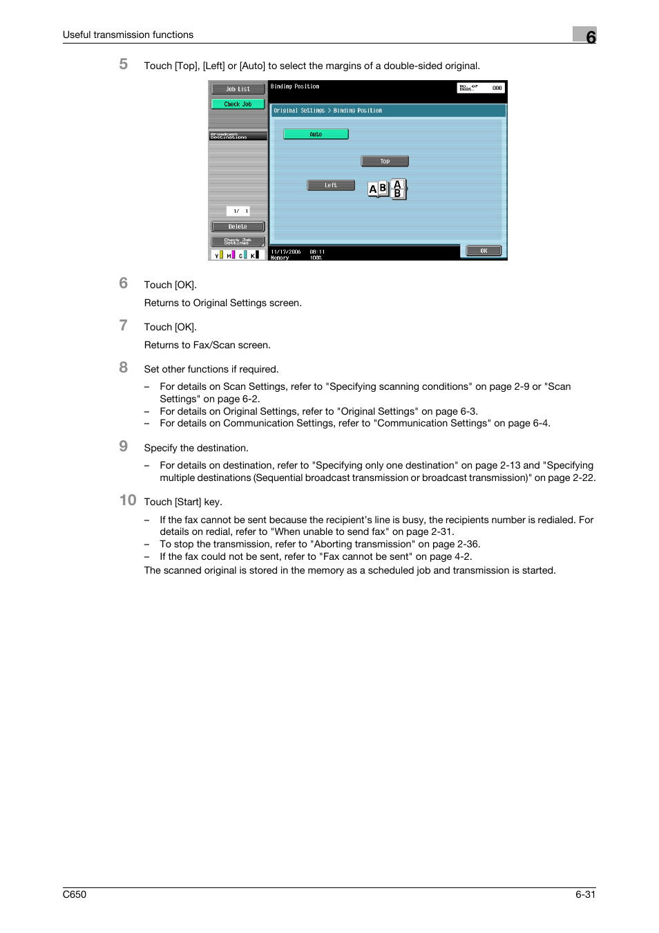 Konica Minolta FK-502 User Manual | Page 149 / 361