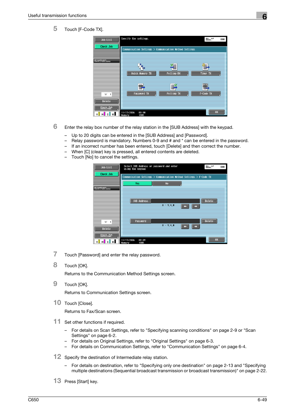 Konica Minolta FK-502 User Manual | Page 167 / 361