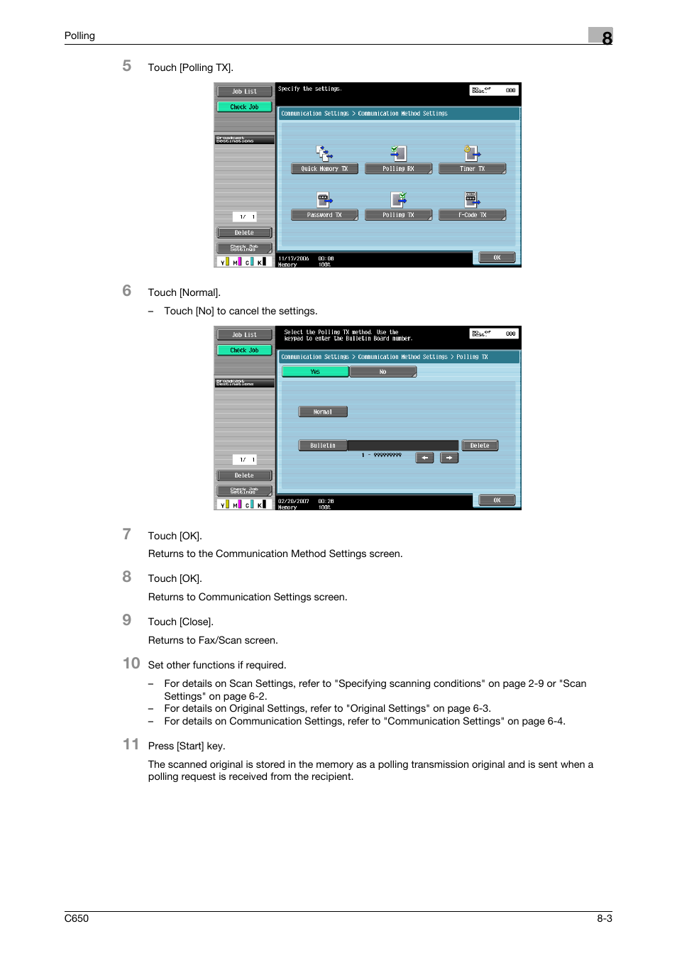 Konica Minolta FK-502 User Manual | Page 179 / 361