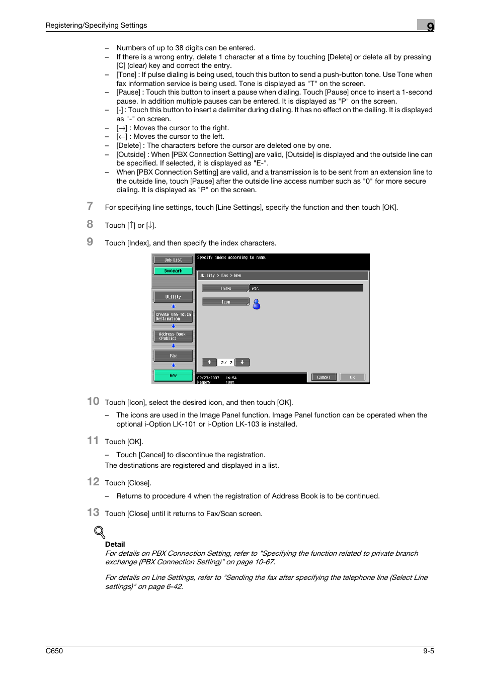 Konica Minolta FK-502 User Manual | Page 193 / 361