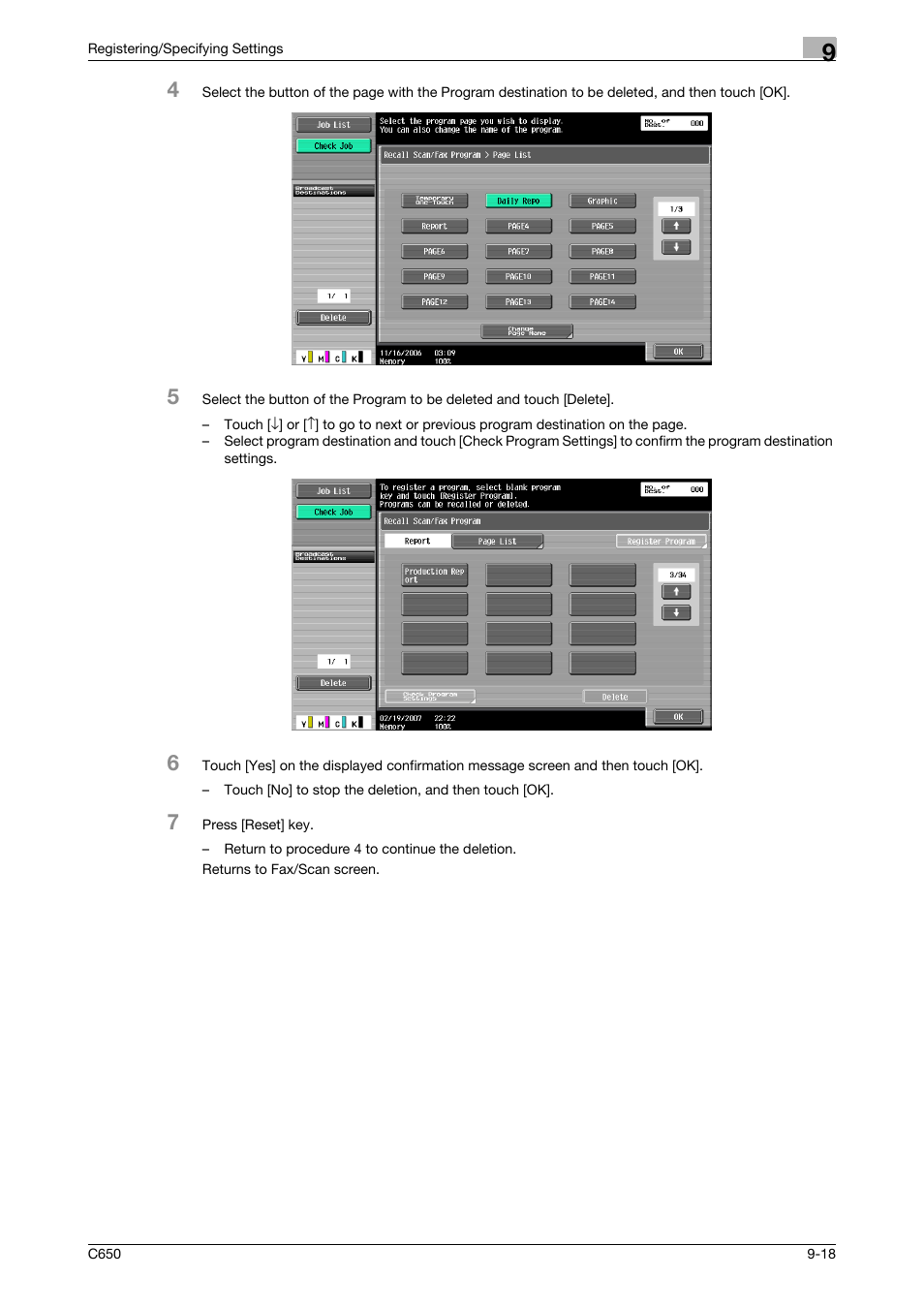 Konica Minolta FK-502 User Manual | Page 206 / 361