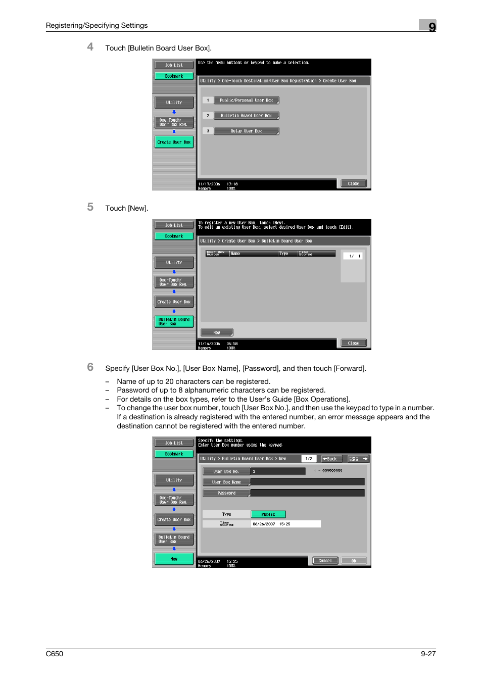 Konica Minolta FK-502 User Manual | Page 215 / 361