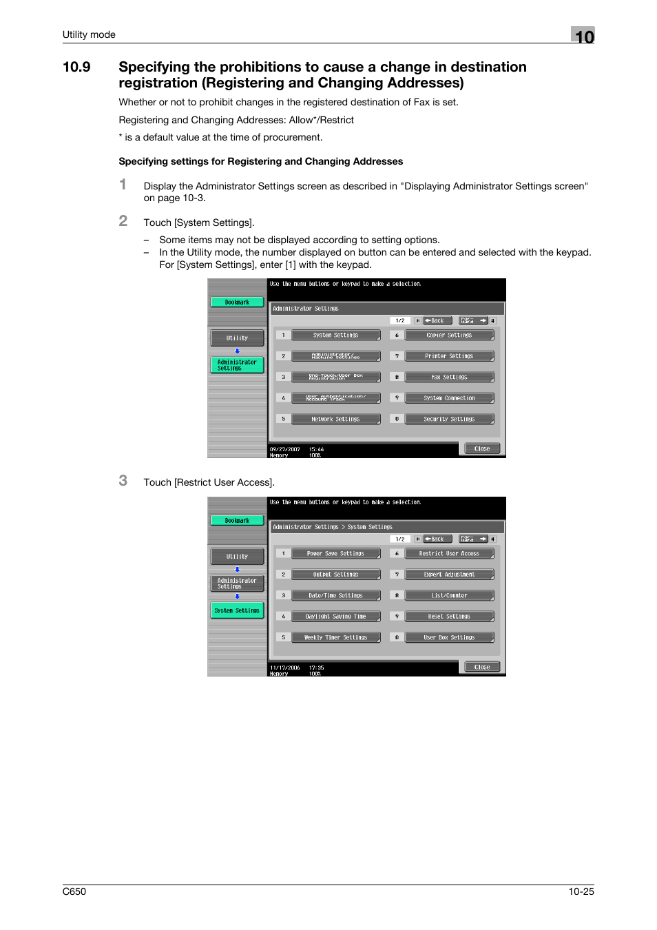 Konica Minolta FK-502 User Manual | Page 245 / 361