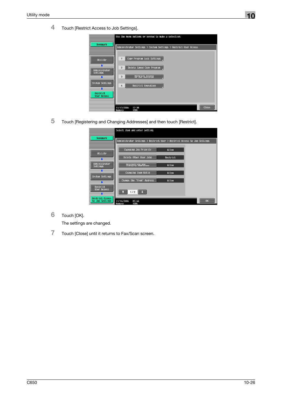 Konica Minolta FK-502 User Manual | Page 246 / 361