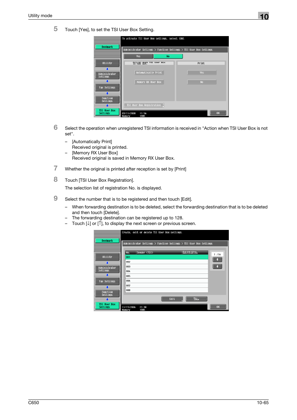 Konica Minolta FK-502 User Manual | Page 285 / 361