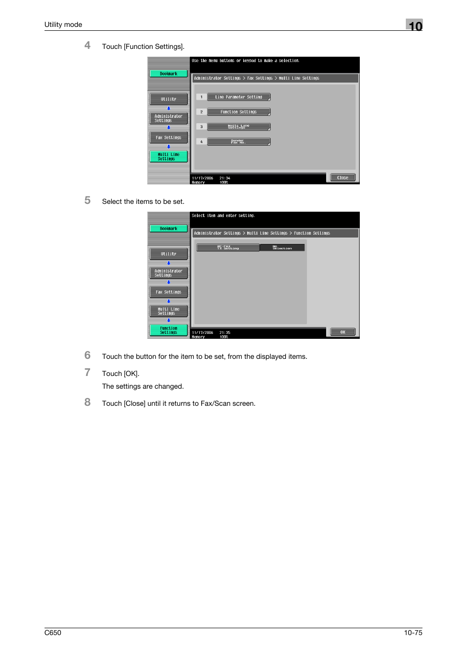 Konica Minolta FK-502 User Manual | Page 295 / 361