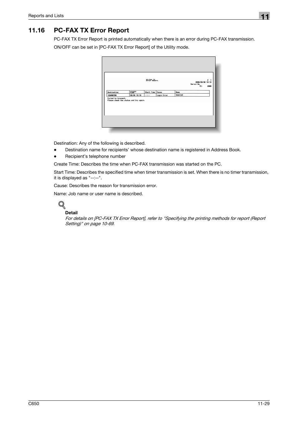 16 pc-fax tx error report, Pc-fax tx error report -29 | Konica Minolta FK-502 User Manual | Page 336 / 361