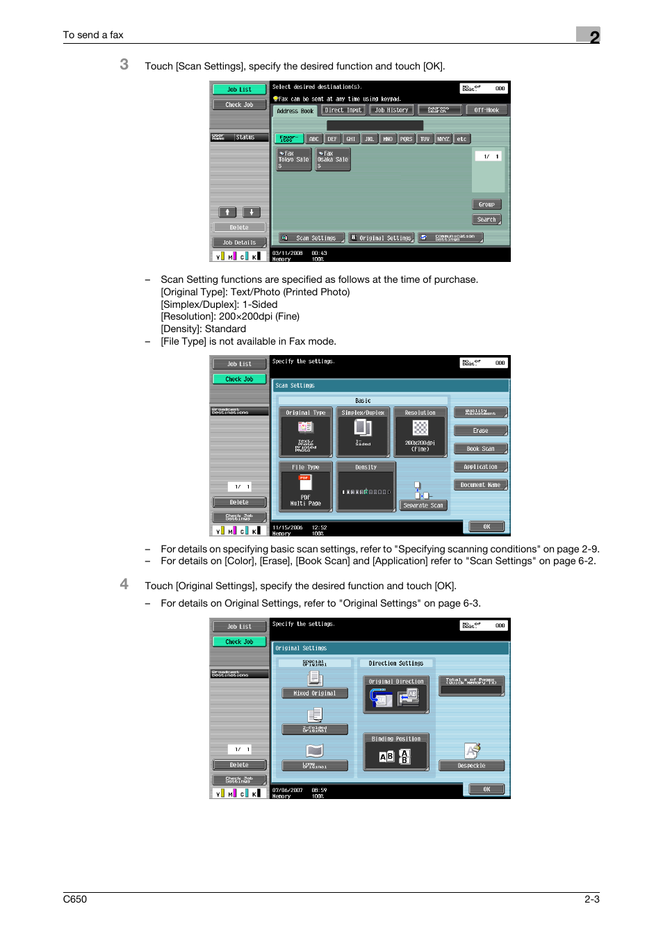 Konica Minolta FK-502 User Manual | Page 45 / 361