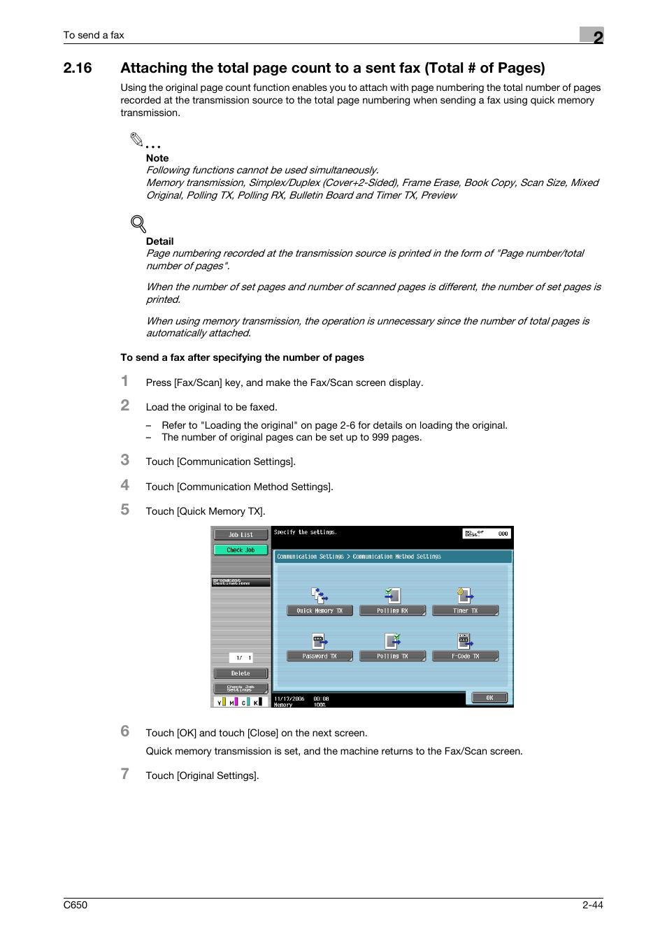 Konica Minolta FK-502 User Manual | Page 86 / 361