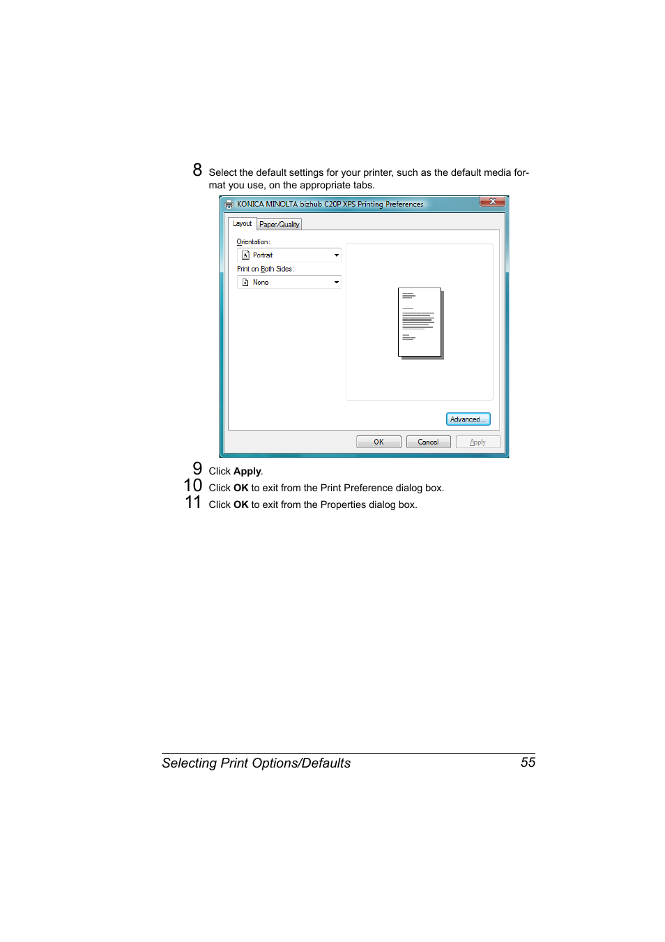 Konica Minolta bizhub C20PX User Manual | Page 73 / 342