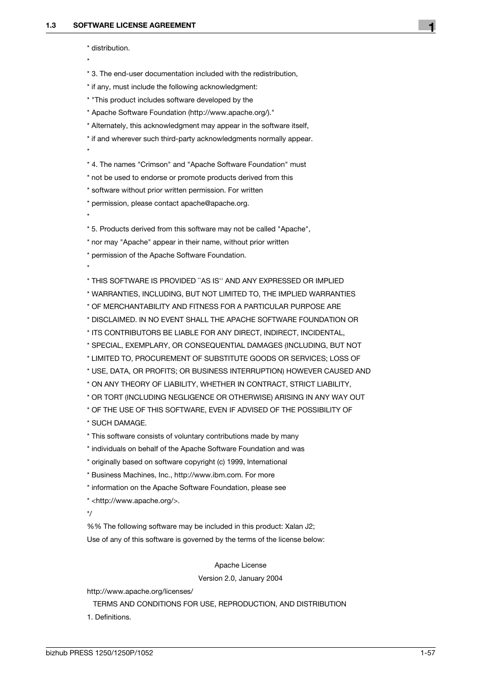 Konica Minolta bizhub PRESS 1250P User Manual | Page 58 / 90