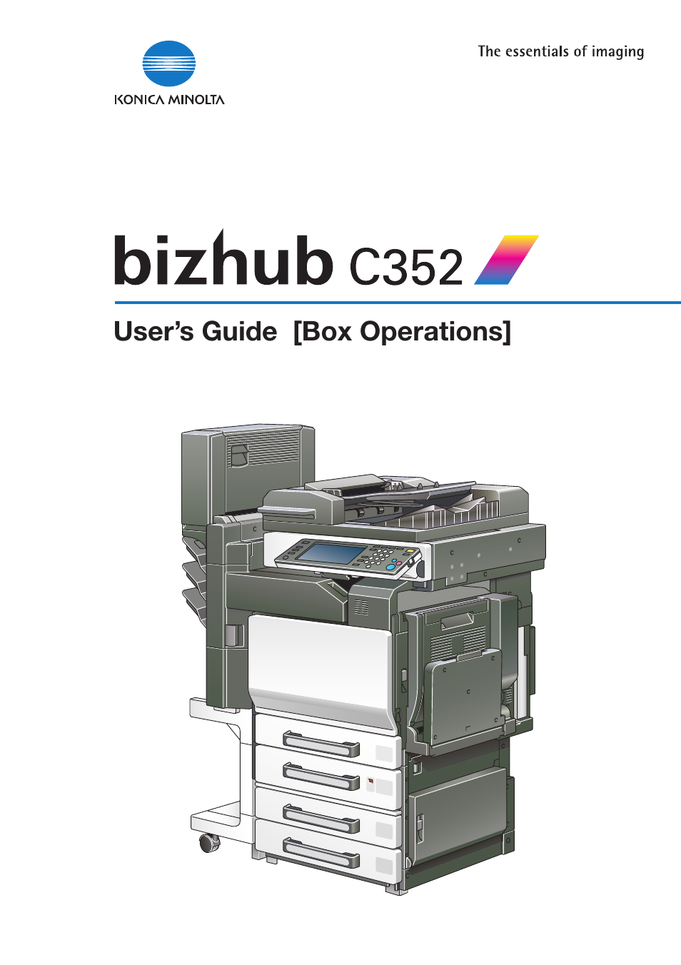 Konica Minolta bizhub C352 User Manual | 198 pages