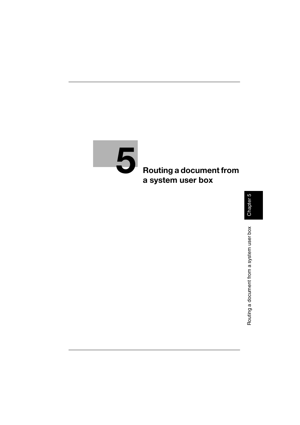 Routing a document from a system user box | Konica Minolta bizhub C352 User Manual | Page 108 / 198