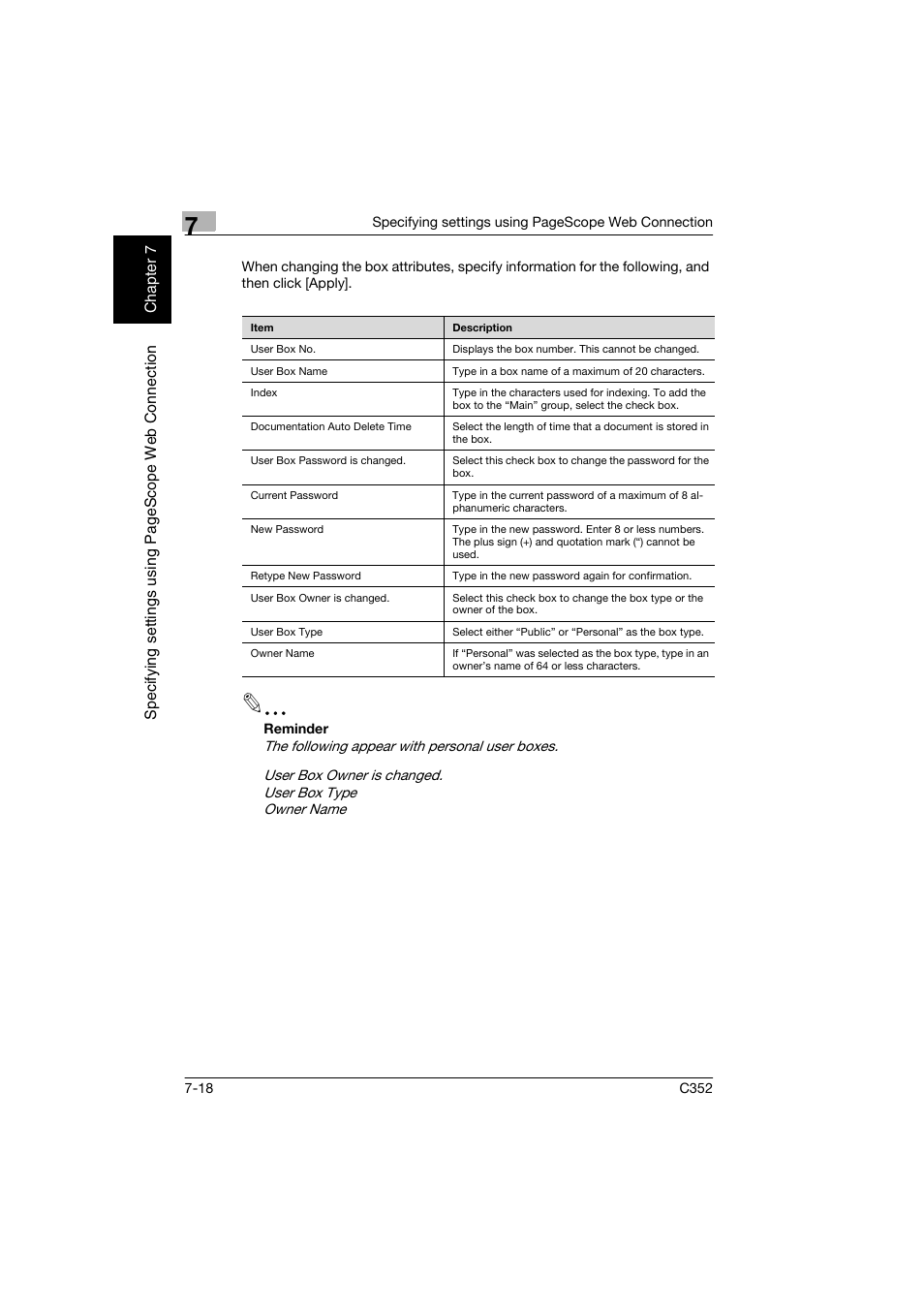 Konica Minolta bizhub C352 User Manual | Page 175 / 198