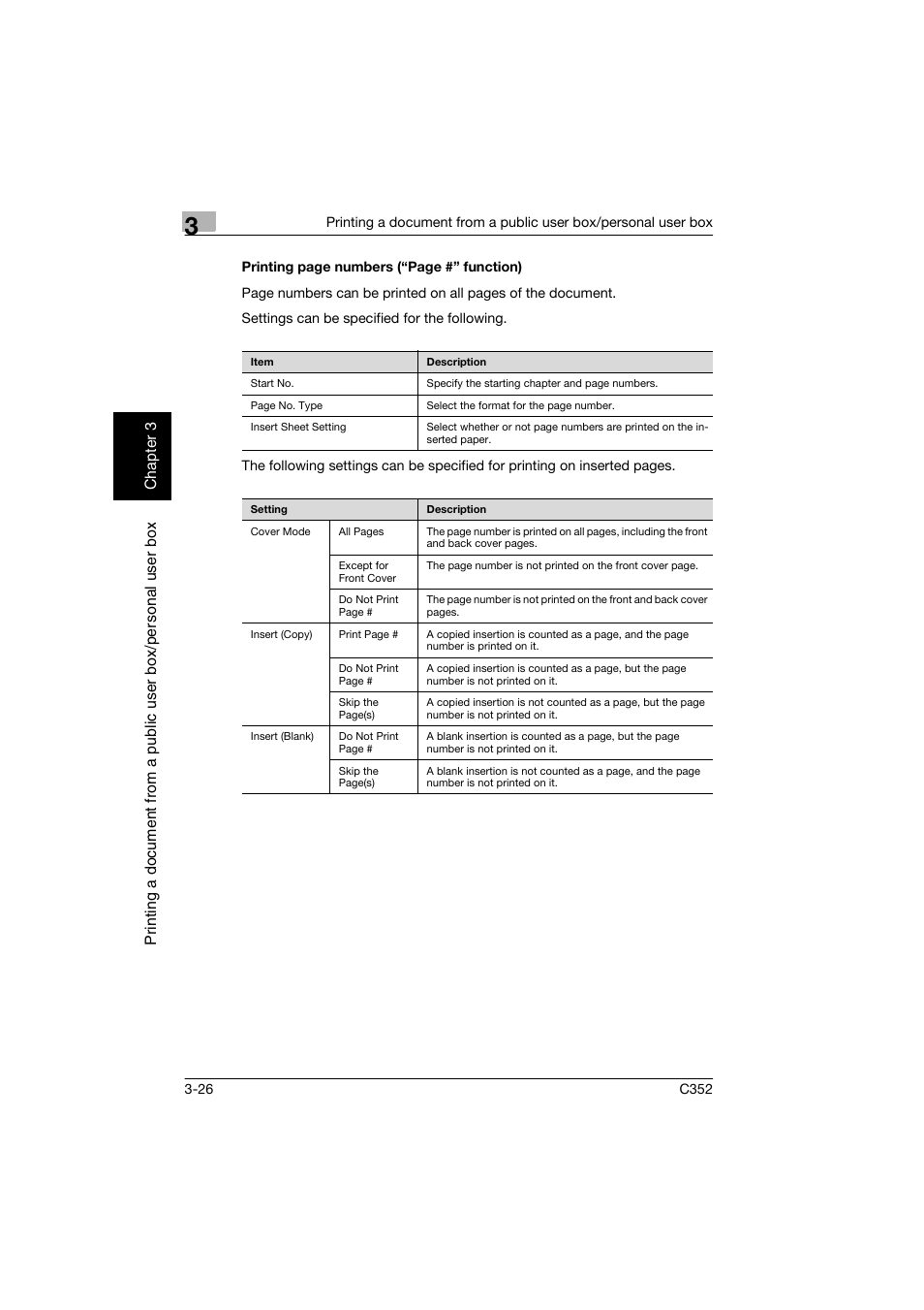 Konica Minolta bizhub C352 User Manual | Page 63 / 198