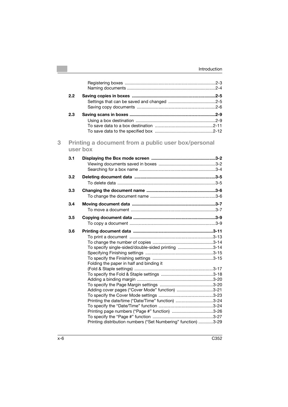 Konica Minolta bizhub C352 User Manual | Page 7 / 198