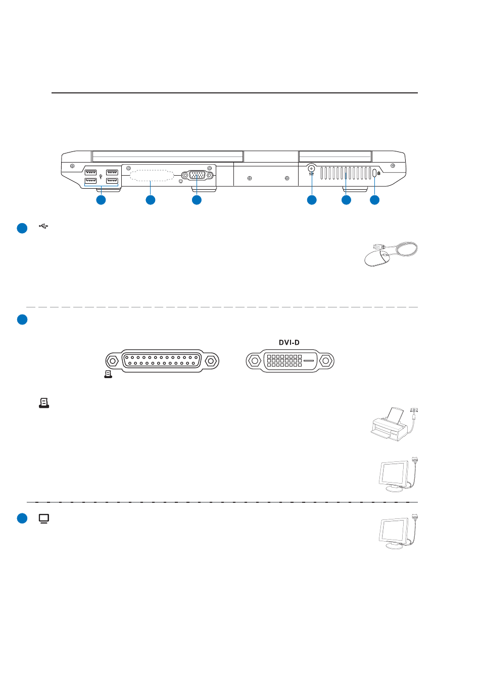 Rear side | Asus E2333 User Manual | Page 20 / 74