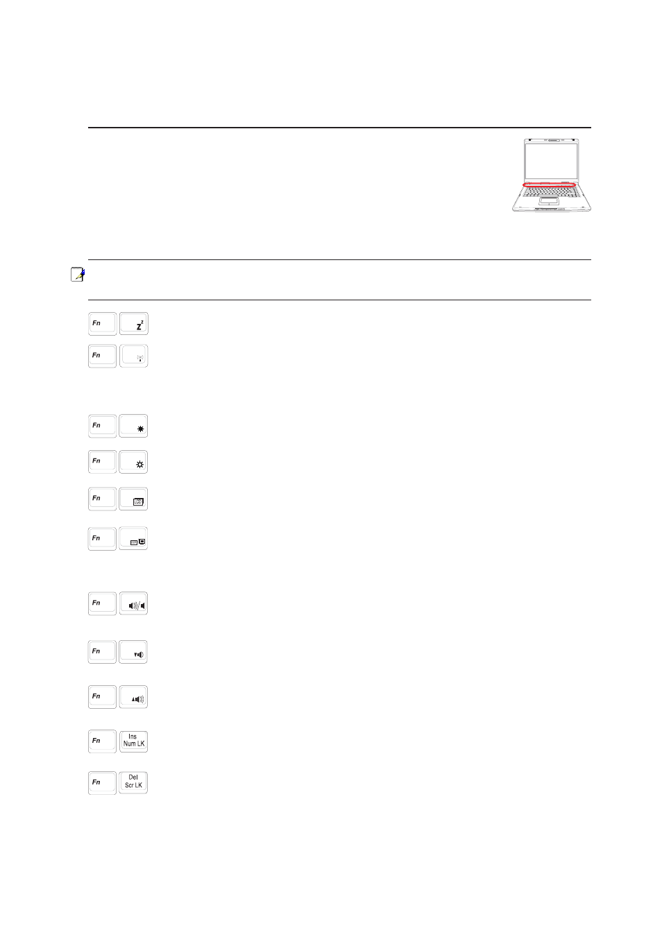 Special keyboard functions, Colored hot keys, 29 getting started | Asus E2333 User Manual | Page 29 / 74