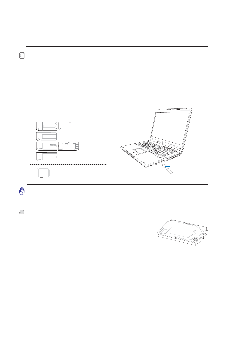 Hard disk drive | Asus E2333 User Manual | Page 44 / 74