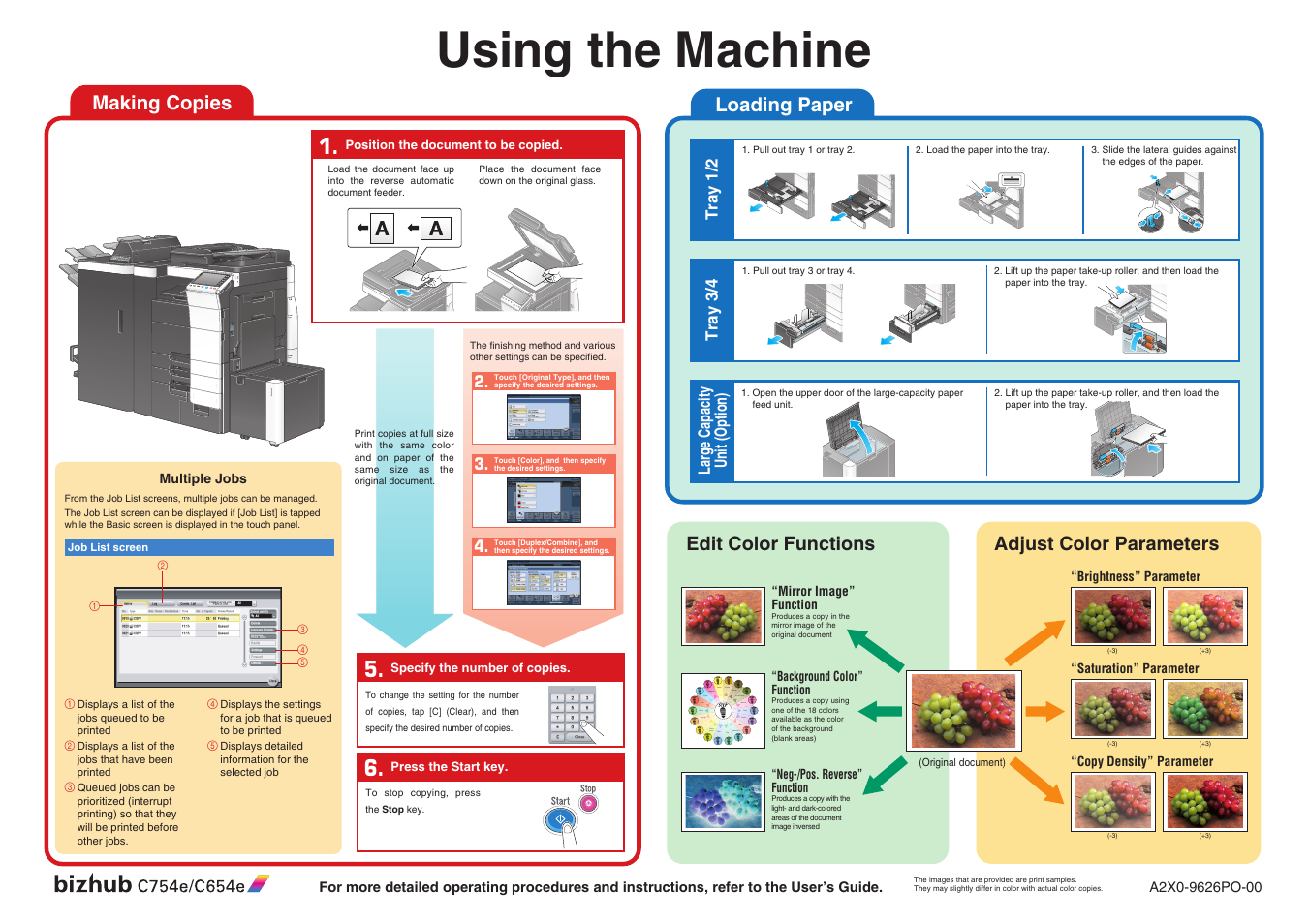 Konica Minolta bizhub C654e User Manual | 1 page