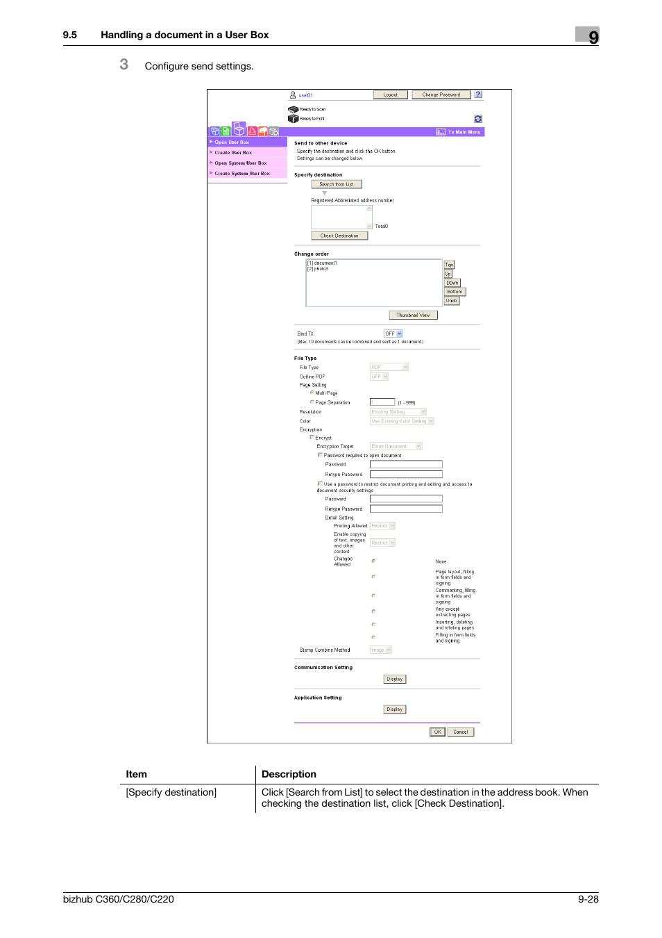 Konica Minolta BIZHUB C360 User Manual | Page 264 / 292