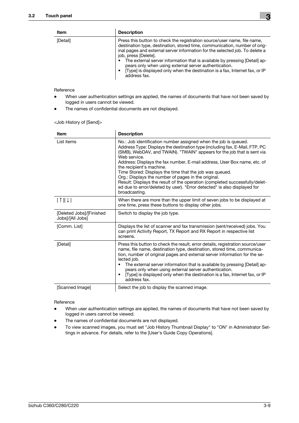 Konica Minolta BIZHUB C360 User Manual | Page 39 / 292