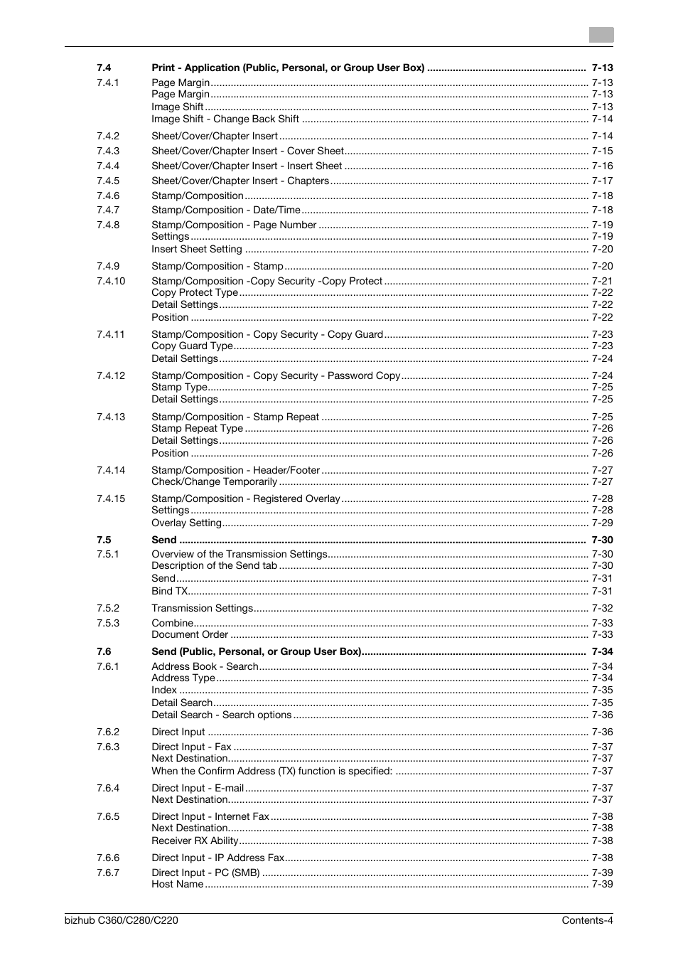 Konica Minolta BIZHUB C360 User Manual | Page 5 / 292