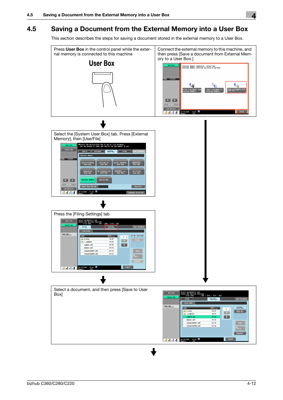 Konica Minolta BIZHUB C360 User Manual | Page 59 / 292