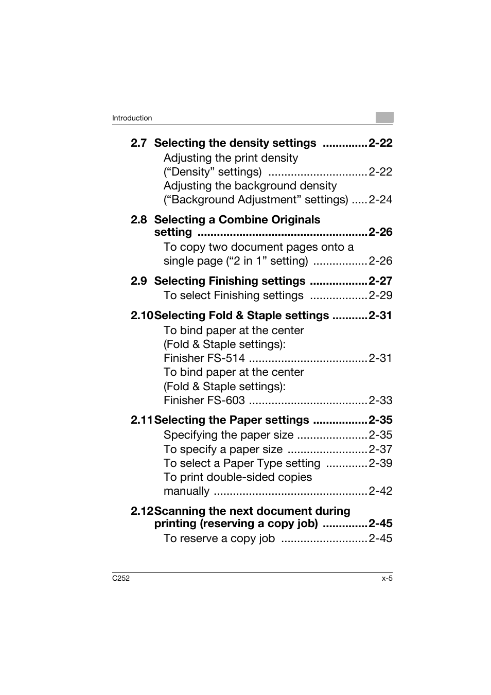 Konica Minolta BIZHUB C252 User Manual | Page 6 / 162