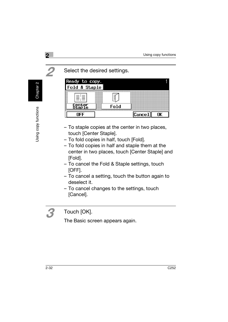 Konica Minolta BIZHUB C252 User Manual | Page 69 / 162