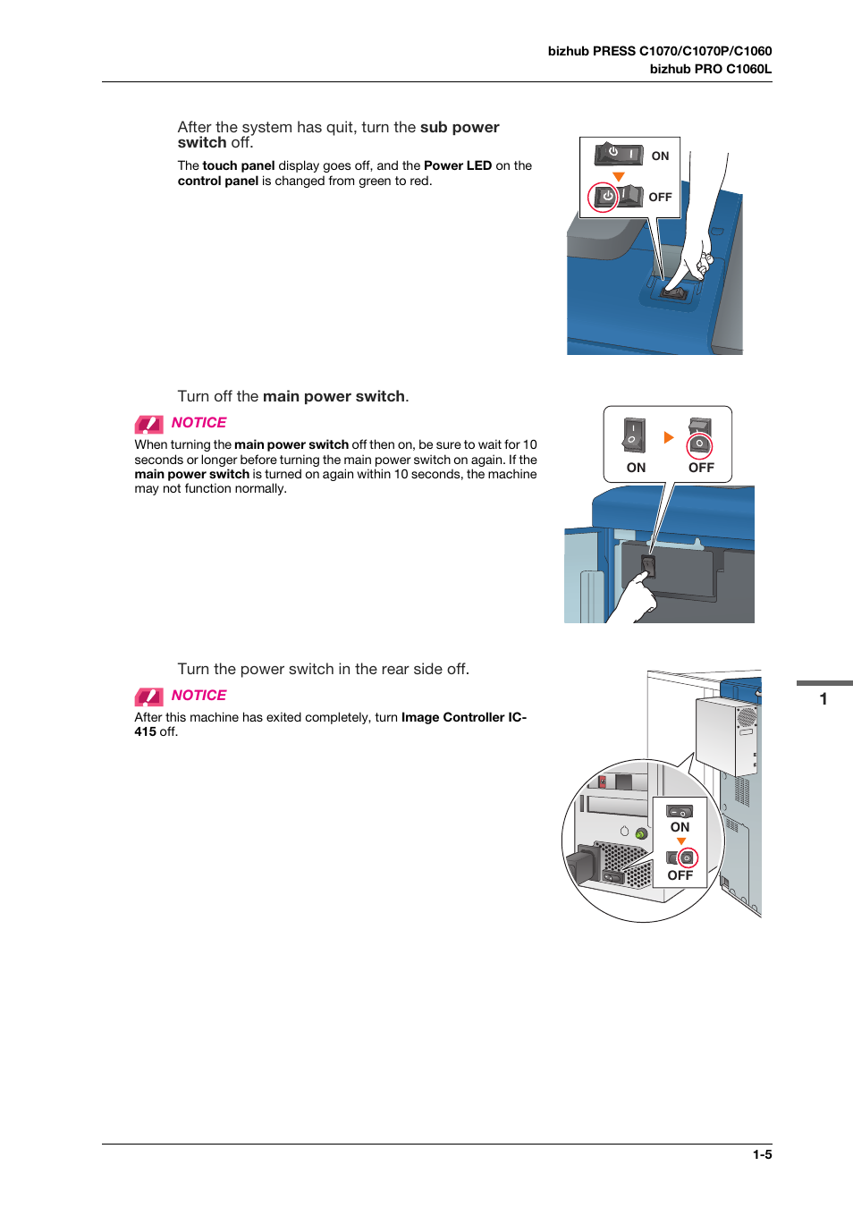 Konica Minolta bizhub PRESS C1070 User Manual | Page 17 / 151