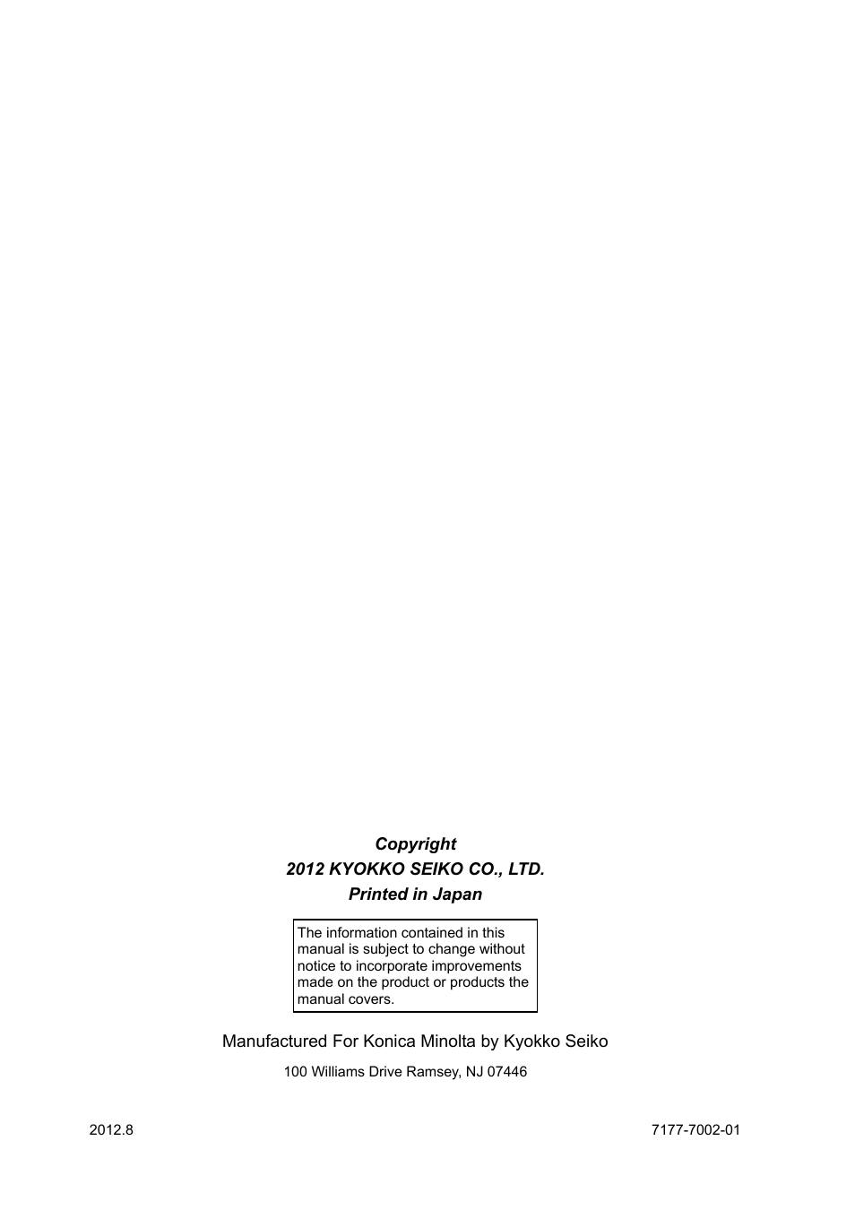 Konica Minolta ScanDiva User Manual | Page 104 / 104
